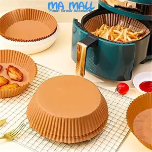 Air Fryer Paper Kertas Air Fryer 50 cps B100 Kertas Alas Air Fryer Baking Paper Tahan Minyak sekali Pakai