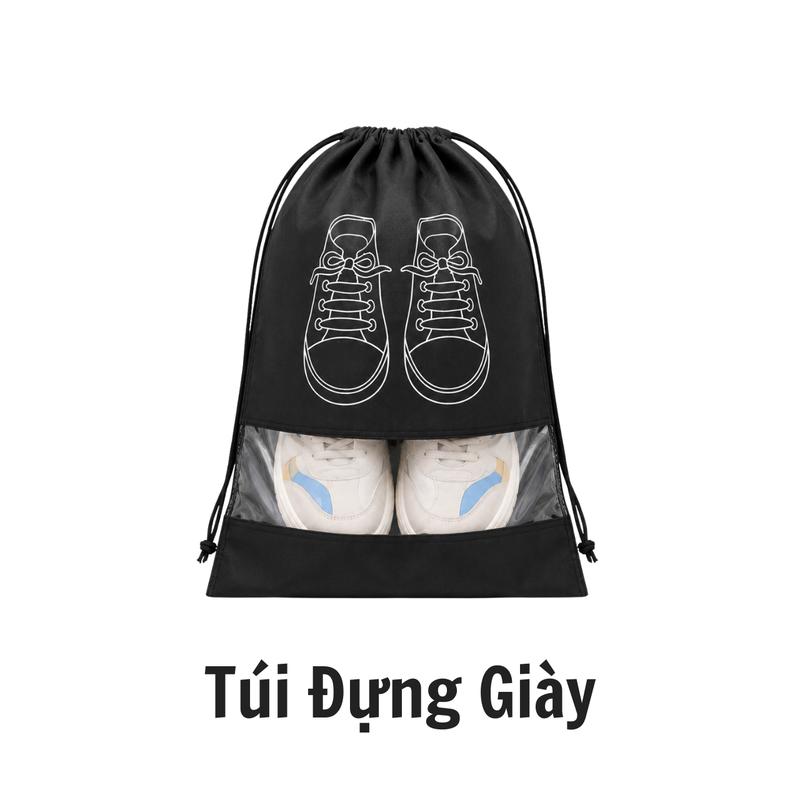 Combo 10 túi đựng giày dép chống bụi chống mùi mang đi du lịch để trong vali…