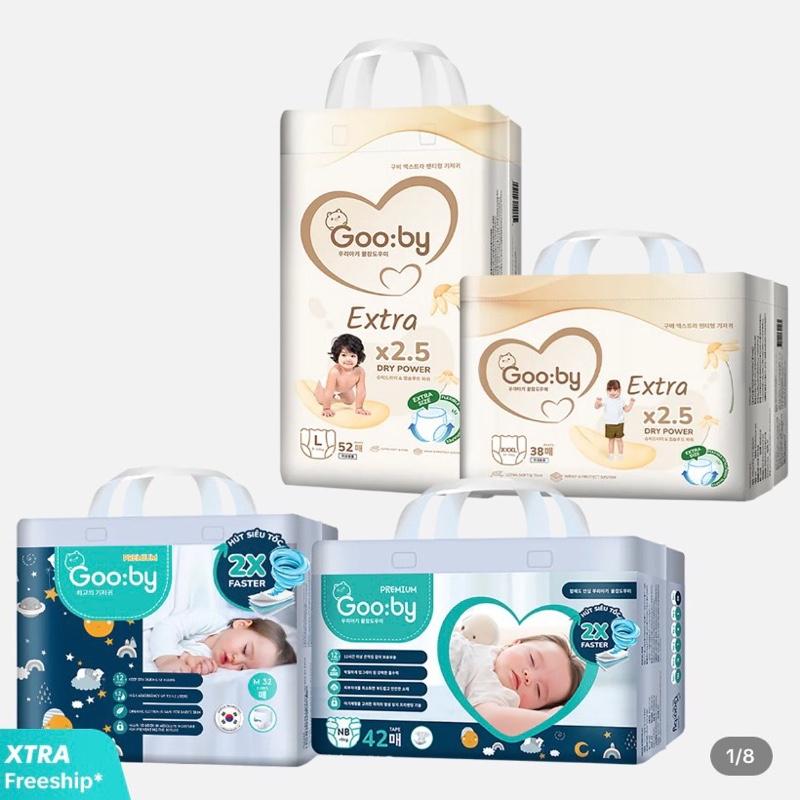 [LIVE][COMBO 2B] Tã bỉm dán/quần GOOBY Extra mẫu mới 2025 mềm mỏng thấm hút tốt
