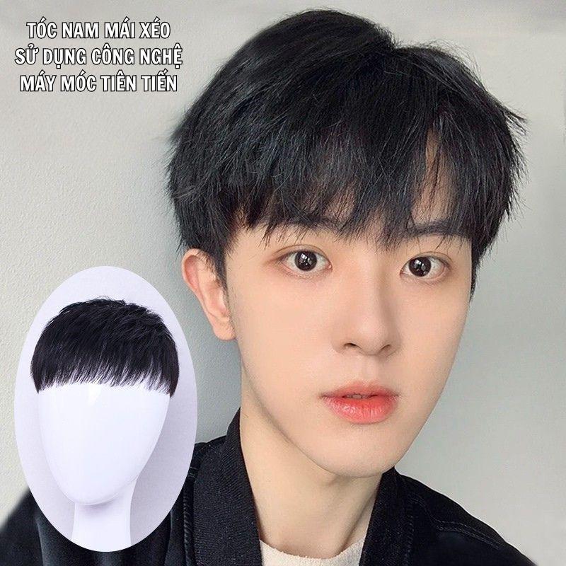 Tóc giả nam tóc giả nguyên đầu dành cho nam làm từ tóc thật thích hợp để đội hàng ngày và thay đổi kiểu tóc thời trang - J9236