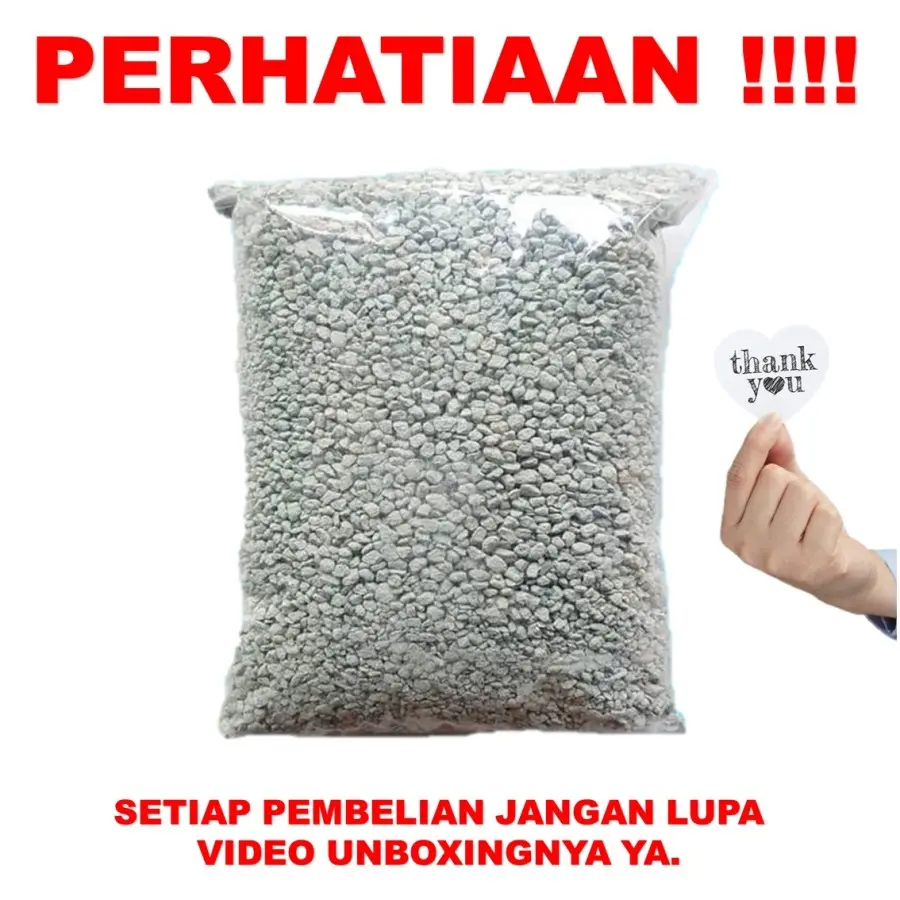 Pasir Zeolit 1Kg Alas Kandang Hewan Sugar Glider / Hamster / Landak