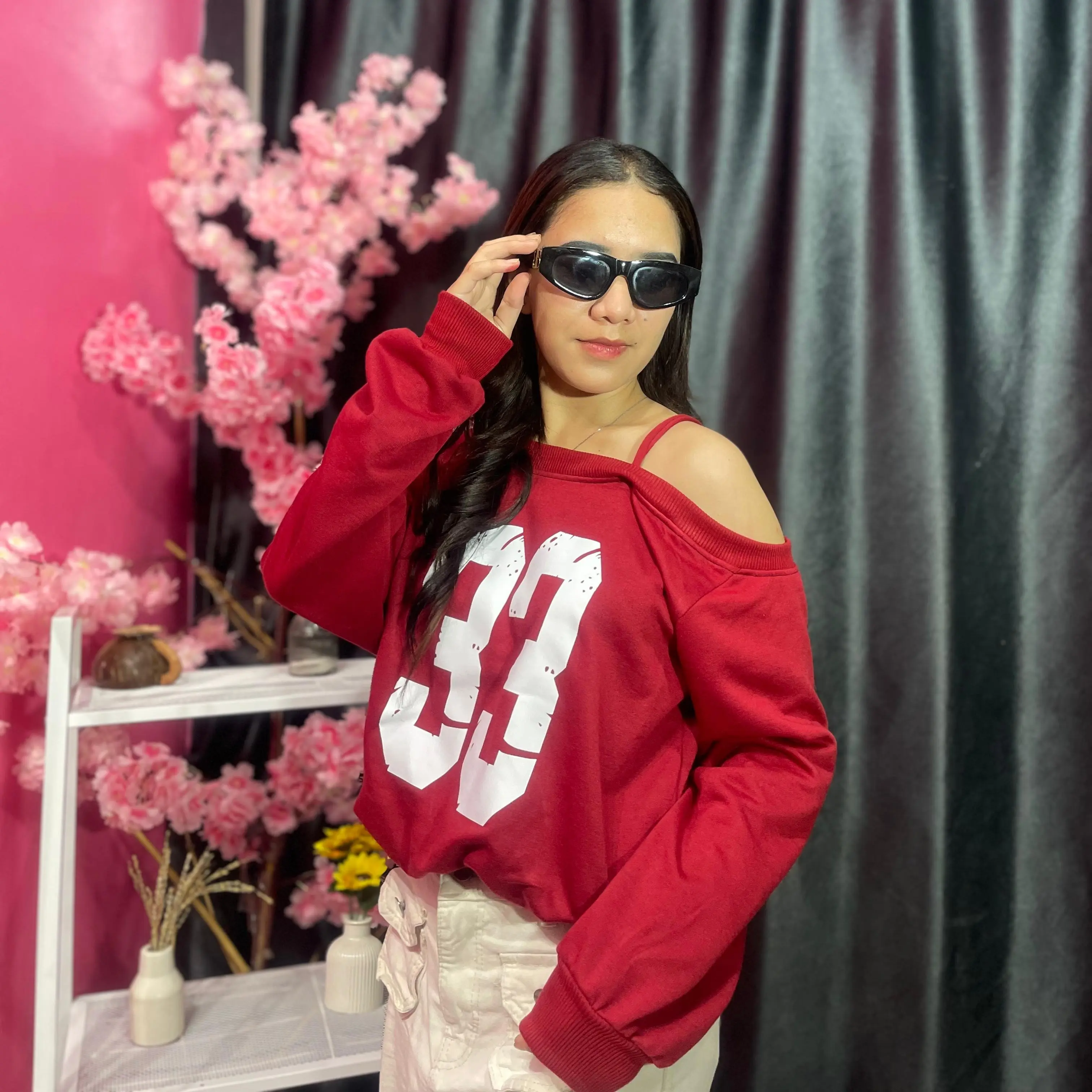 SWEATER BASEBALL 33 MODEL WANITA REMAJA TERBARU