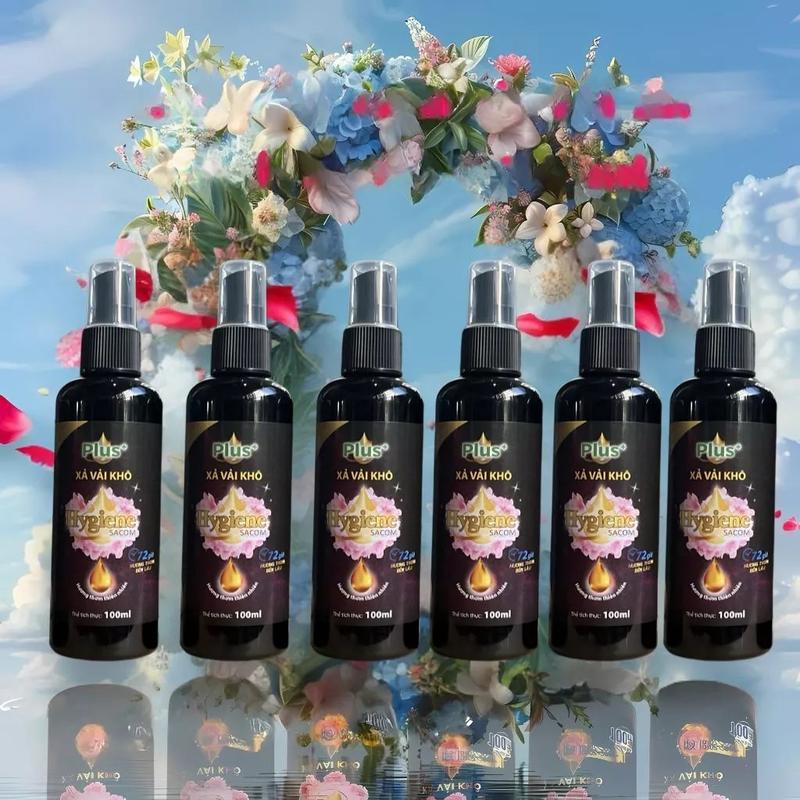 HygienE - Xịt Xả Vải Khô 100ml Hương Hoa Mẫu Đơn Tiện Lợi & Mềm Mại Quần Áo Không Cần Giặt Ủi - Hàng Việt Nam Chất Lượng Cao