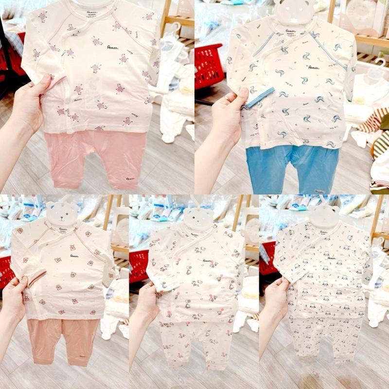 Bộ quần áo sơ sinh Avaler bamboo petit cho bé