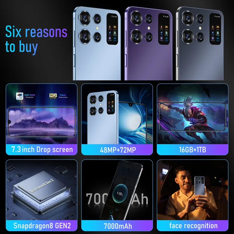 2025 Baru] Handphone Galaxy S24 Ultra Hptebaru Smartphone Android