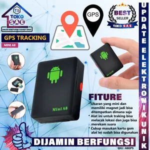 Mini Global A8 Pelacak GPS Tahan Air Pelacak Otomatis Real-Time GSM GPRS GPS Alat Pelacak Daya Pelacak untuk Anak-anak Mobil Hewan Peliharaan