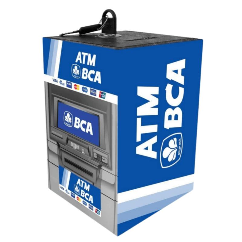 Product Introduction of Celengan ATM Murah Jumbo 15x20 Karakter Mini Bank Dengan Kunci Kotak Penyimpanan Uang Tabungan Kunci Viral Anti Rayap 0