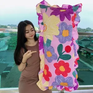 Bantal Cinta Ukuran 90cmx45cm , Bantal Rumbai Dewasa- Hadiah Dekorasi