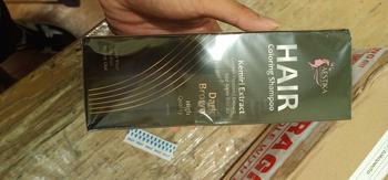 Product Review of (Promo Spesial) Aestika Dark Brown Hair Coloring Shampoo  - Pewarna Rambut Beruban Extract from R**a P**k A**a 0