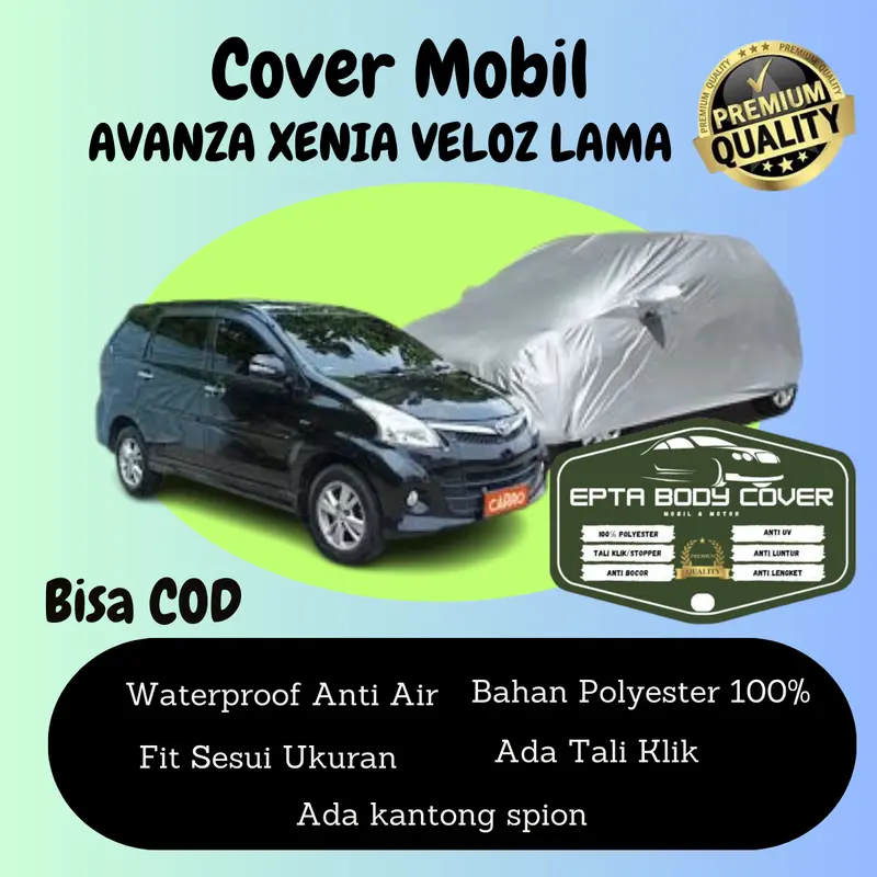 Sarung mobil AVANZA-XENIA-VELOZ LAMA cover penutup mobil selimut mobil  Waterproof anti air Proteksi Sinar U.V Matahari Car 1