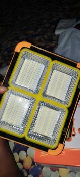 Product Review of Lampu Sorot 1000W Tenaga Surya / Solar Powered Gantung Camping Tenda Floodlight Matahari Panel Cell IP66 Outdoor Portable from R**a 3