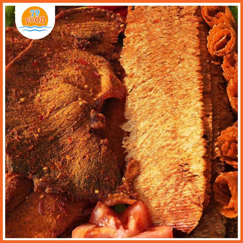 MUA 1 BÒ TẶNG 1 MỰC 200g Khô Bò Thượng Hạng Nguyên Miếng + 200g Khô Mực Cán Tẩm Gia Vị Nguyên Miếng 79Food - Ăn Vặt Snack Thức Ăn