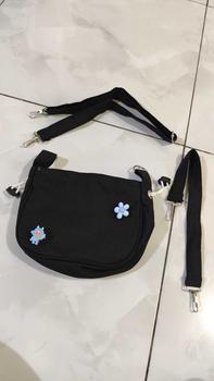 Product Review of Villya Slingbag & Shoulder bag/ Tas Mini Serut Tas Kanvas Canvas Tas Bahu Tas Selempang Wanita from W**) 1