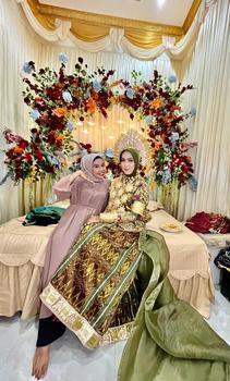 Product Review of Faiza Dress Gamis Malaysian Look Ceruty Babydoll Variasi Payet Dress Melayu Kurung Polos Premium Modern from R**u 1