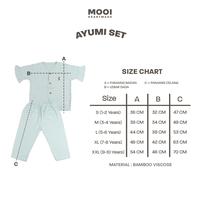 Gambar Mooi Piyama Anak Baju Tidur Anak Ayumi Set - BLUE, SIZE S dari mooi_NEW Kota Administrasi Jakarta Barat 5 Tokopedia