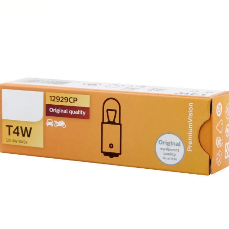 Product Introduction of For Philips T5 W1.2W W2.3W T4W 12061 12516 12929 12V Original Standard Halogen Car Light Bulb (1 Bulb) 14