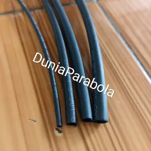 selongsong bakar PER METER isolasi bakar 2-6mm Hitam 2mm 4mm 5mm 6mm