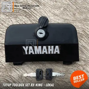 TUTUP TOOLBOX RX KING KOMPLIT PLUS KUNCI PLUS TULISAN YAMAHA
