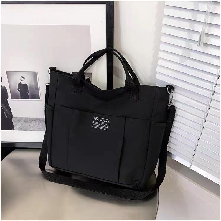 Product Introduction of Túi Vải Tote Nhật Bản, Dày Dặn, Nhiều Ngăn, Phong Cách Thường Ngày Thích Hợp Cho Học Sinh, Có Thể Mang Theo Bằng Tay Hoặc Đeo Một Bên Vai, Túi Đeo Chéo, Lý Tưởng Cho Trường Học, Thiết Kế Đơn Giản 27