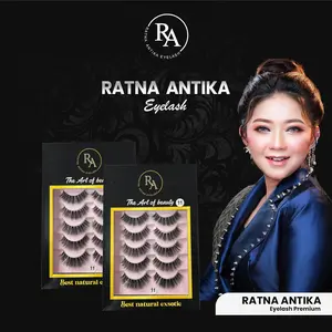 Ratna Antika Eyelash Type RA. 11 - Bulu Mata Palsu Premium Extension untuk Tampilan Mata Menarik Cocok untuk Sehari-hari atau Acara Khusus