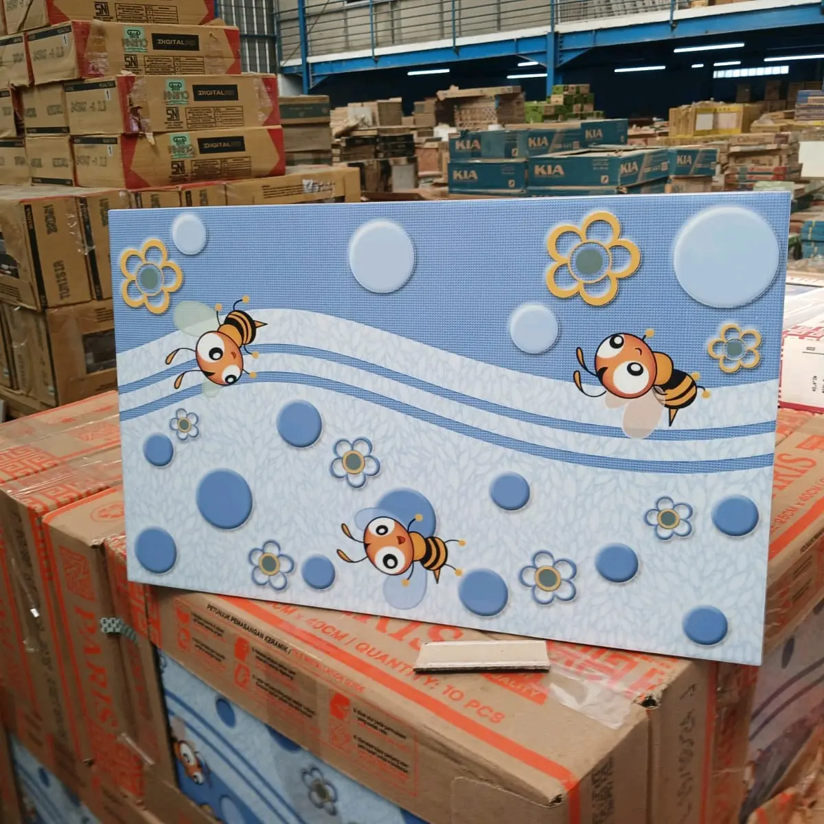 KERAMIK DINDING 25X40 BUMALEBEE BLUE Filter