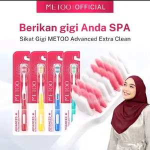 METOO Sikat Gigi Advanced Extra Clean Berikan Gigi Anda SPA dengan Pilihan Warna Menarik