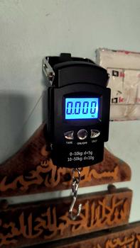 Product Review of Abbyandco Mini Portable Electric Digital Scale Held Hanging Hook Weighing Fish with Back Light Skala Elektrik Penimbang Ikan from n**i 0