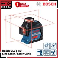 Gambar Bosch GLL 3-80 Line Level / Laser Level 3 Arah / Laser Garis Merah dari Drill&Co Kota Administrasi Jakarta Barat 2 Tokopedia