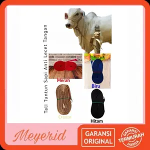 Tali Kekang Hewan SAPI ,KERBAU Nylon Tebal Empuk Model Ring O - TALI TUNTUNAN HEWAN