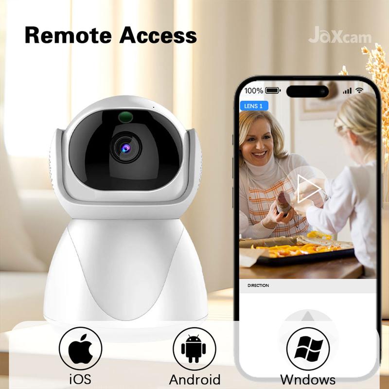 Product Introduction of Kamera Binatang WIFI, Keselamatan Dalaman, Resolusi 5MP, Kamera Pintar TUYA, Untuk Keselamatan Rumah, Sesuai untuk Monitor Bayi dan Pusing Tongkat Warga Emas, Penjejakan Auto 35