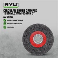 Gambar RYU Sikat Kawat 5" 125Mm 0.3 Mm 65 Sikat Piring Circular Brush Crimped dari RYU Tools Kab. Serang 1 Tokopedia