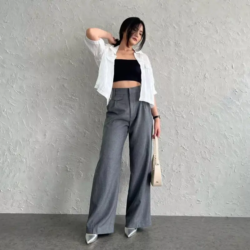 ORO PANTS - Celana Kerja Anti Kusut - Loose Pants Kulot Wanita 1