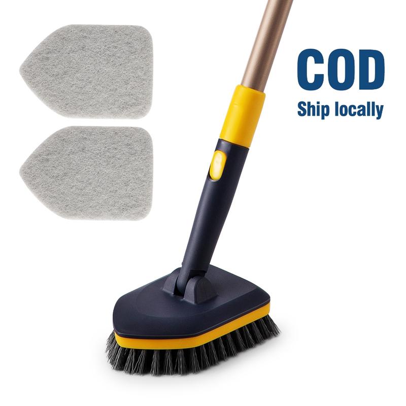 Pembersih kamar mandi pembersih lantai kamar mandi sikat kamar mandi gagang panjang Pembersih sikat Lantai dan bak mandi Boomjoy baru 2 in1  cocok untuk membersihkan kamar mandi  dinding  toilet dapur  bak mandi  ubin  dan wastafel 0