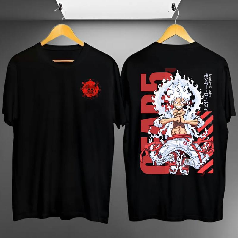 Product Introduction of Kaos Distro Motif Luffy Punch Sablon Digital Printing Unisex Lengan Pendek - Keren, Dewasa, Panjang, Pria, Oblong, Katun 37