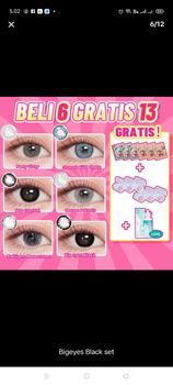Product Review of [ Beli 6 GRATIS 13 ] Mysticeyes Softlens Mata 14.0mm-14.5mm (NORMAL) Paket kombinasi :6 Pasang Softlens +Air Pencuci Softlens 120ML+ 6Casing Gratis from 👑**s G**👑 1