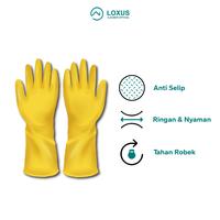 Gambar Loxus Household Cleaning Glove | Sarung Tangan Loxus - S dari Loxus Cleaner Kota Bekasi 3 Tokopedia