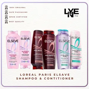 L'Oreal Paris Elseve Shampoo & Conditioner series, Hyaluron Pure // Fall Resist 3X // Glycolic Gloss
