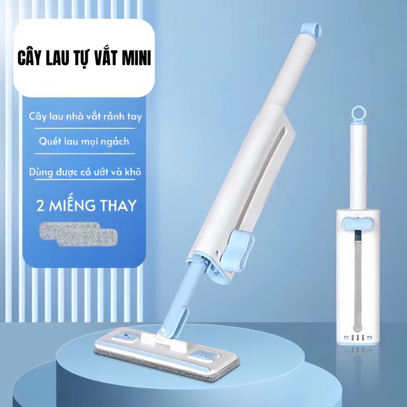   2 Bông Lau Cây Lau Tự Vắt Mini Cây Lau Bếp Tự Vắt Cầm Tay Tiện Lợi Bông Lau Siêu Thấm Hút 