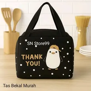 Tas Tenteng Souvenir Tas Bekal Makanan Karakter Lucu Lunch Bag Makanan Goodie Bag Best Seller Termurah
