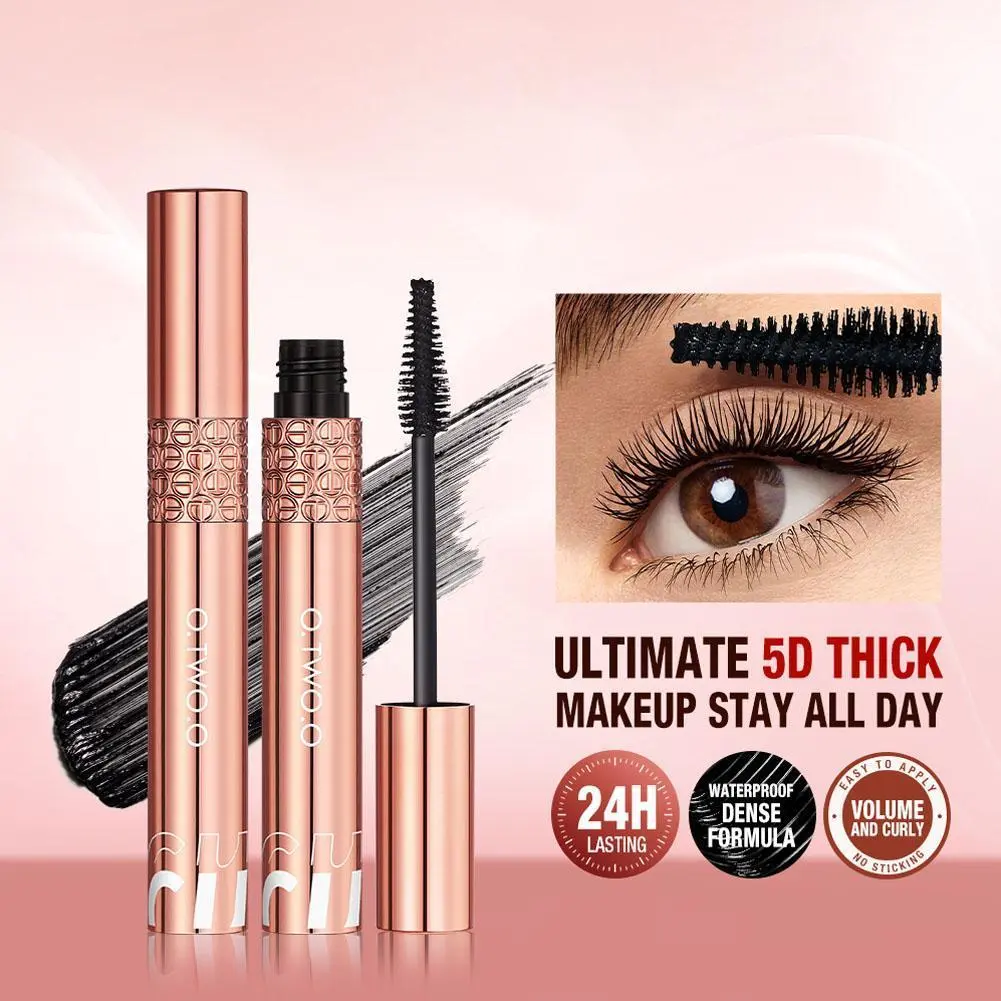 O.TWO.O Maskara Volume Pemanjang Tiga Dimensi Tahan Air Tidak Luntur Maskara Cepat Kering Bulu Mata Keriting Tebal Kosmetik Rias Mata Maskara Keriting Tahan Lama Eye Mascara Waterproof