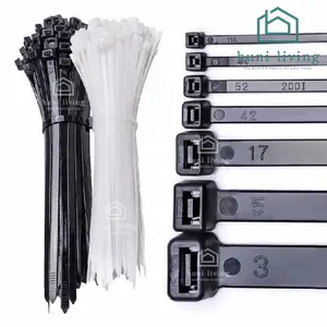 Nylon Cable Tie 10cm 15cm 20cm 25cm 30cm Kabel Ties Tis 10 15 20 25 30 cm Insulock Hitam atau Putih