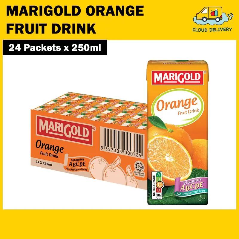 Marigold Fruit Drink (24 x 250ml) - Orange