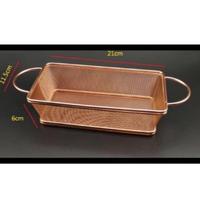 Gambar Rose Gold Chip Basket 2 Handles Tempat Keranjang Makanan Snack Cafe - Small dari BAR TOOLS INDONESIA Kota Malang 2 Tokopedia