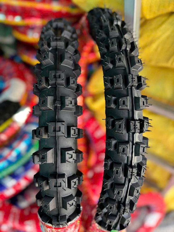 Lốp xe máy gai cục 250-17 và 275-17 chuyên đi rừng , đi cát, đi đất dùng cho các dòng xe phổ thông như sirius wave