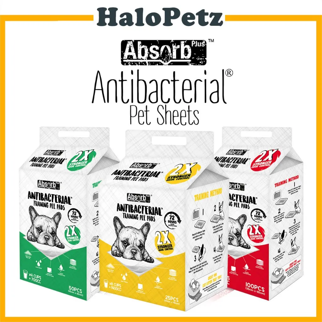 Absorb Plus Antibacterial Pee Pad/ Pet Sheets
