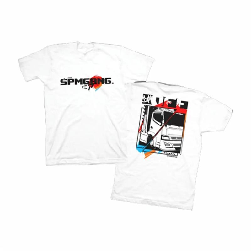 KAOS SIMPEL DESIGN WARNA PUTIH COMBED 30s Sablon Unisex Distro 0