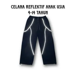 celana anak Reflektif meyala /celana panjang bahan fleece anak usia 2-12 tahun