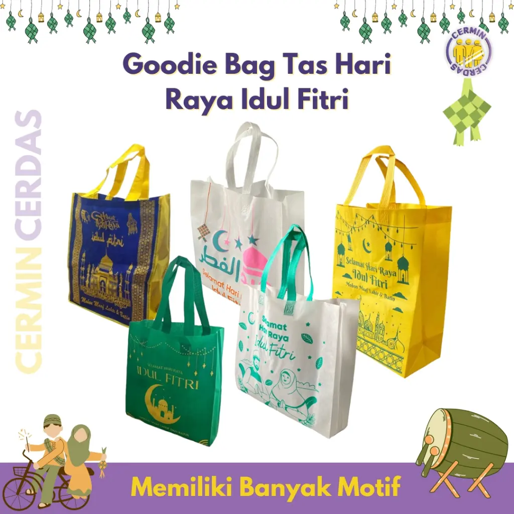 Goodie Bag Tas Hari Raya Idul Fitri Untuk Bingkisan Lebaran Souvenir Snack Gift