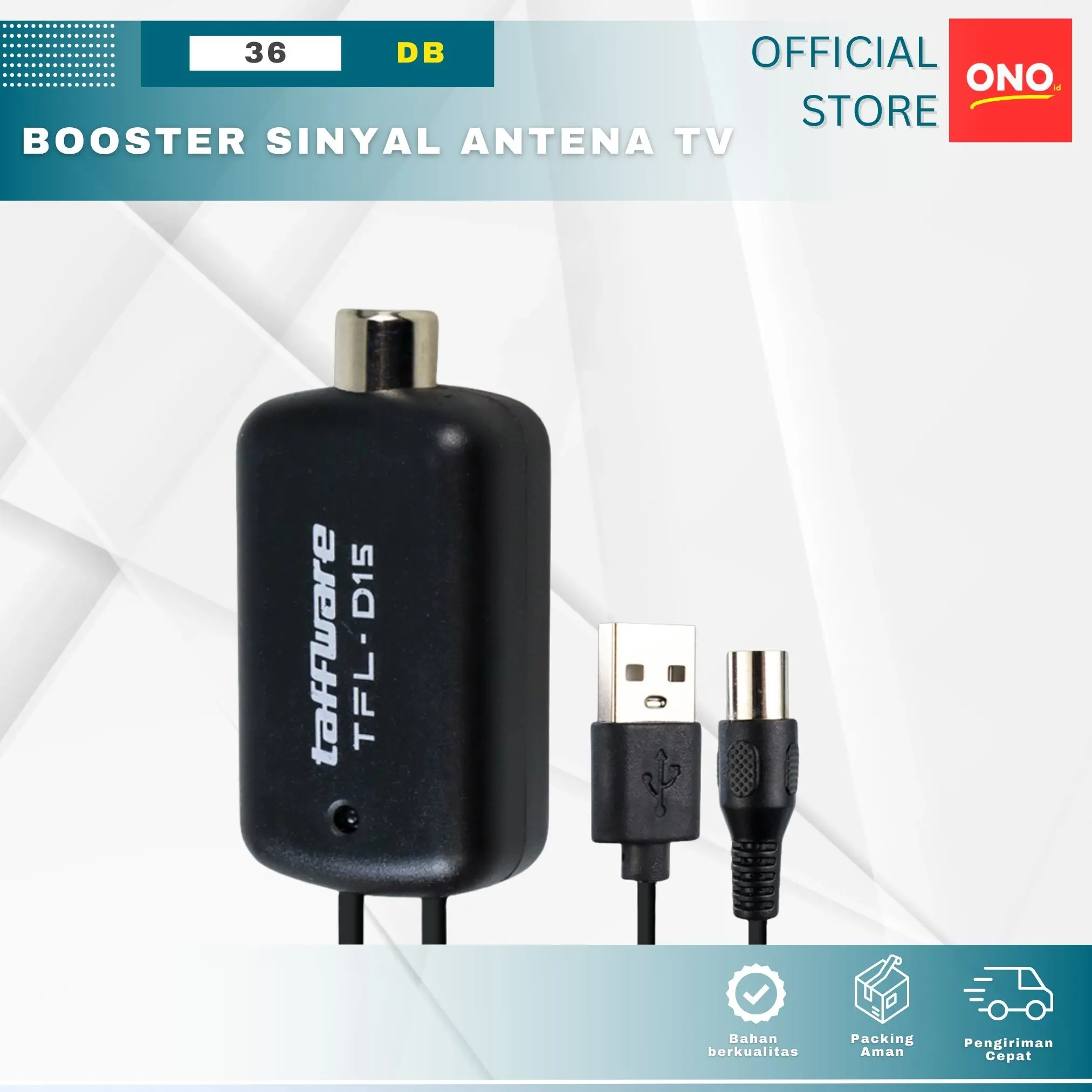 Booster Antena TV Penguat Sinyal TV Channel Digital Amplifier Signal