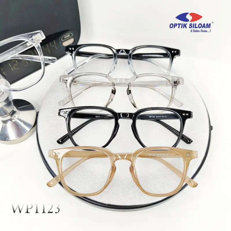 KACAMATA WISE WP1123 MODEL CLASSIC KOTAK OVAL SEDANG LAKI-LAKI PEREMPUAN TR PLASTIK RINGAN 0